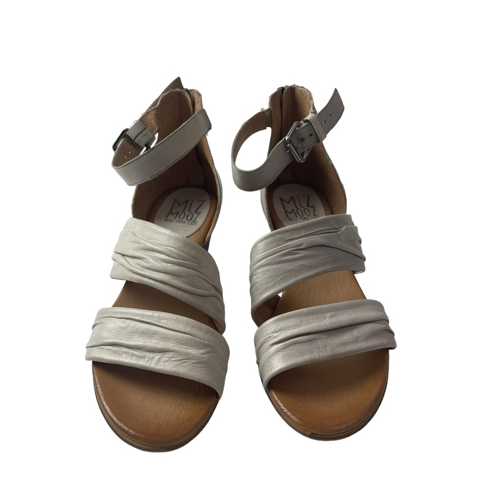 Miz Mooz Cassie Leather Heeled Sandals Sz. 41 W (US 8) - Picture 3 of 11